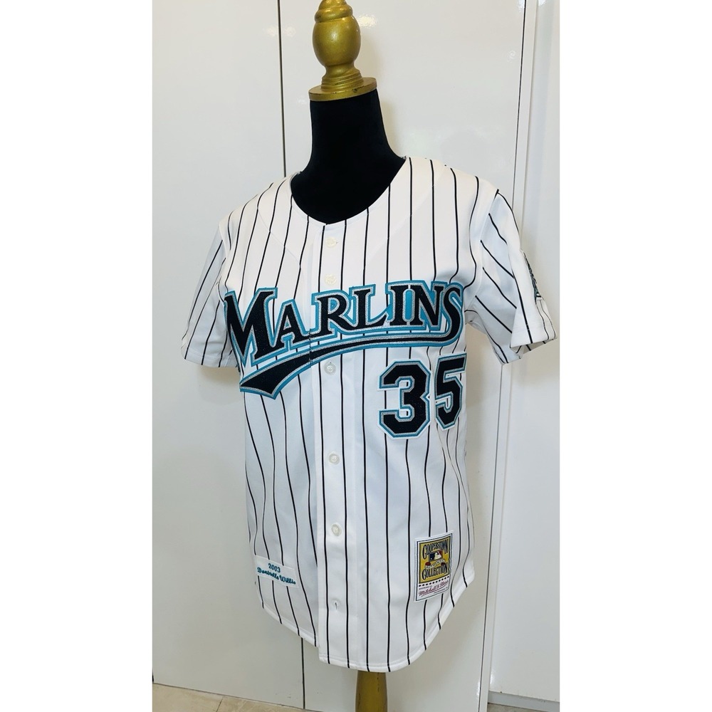 100% Authentic Dontrelle Willis Mitchell Ness 2003 Florida Marlins Jersey Sz 36S